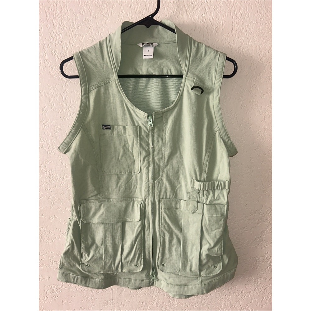 Duluth Trading Company Women's Heirloom Gardening Vest Light Green Size Small S